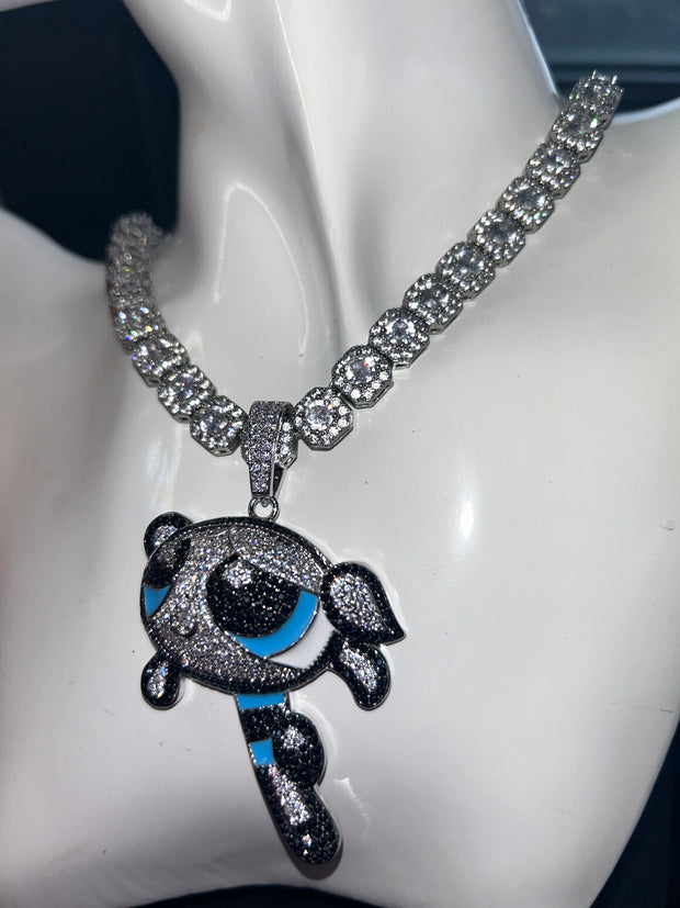 PowerPuff Girls Diamond Necklace